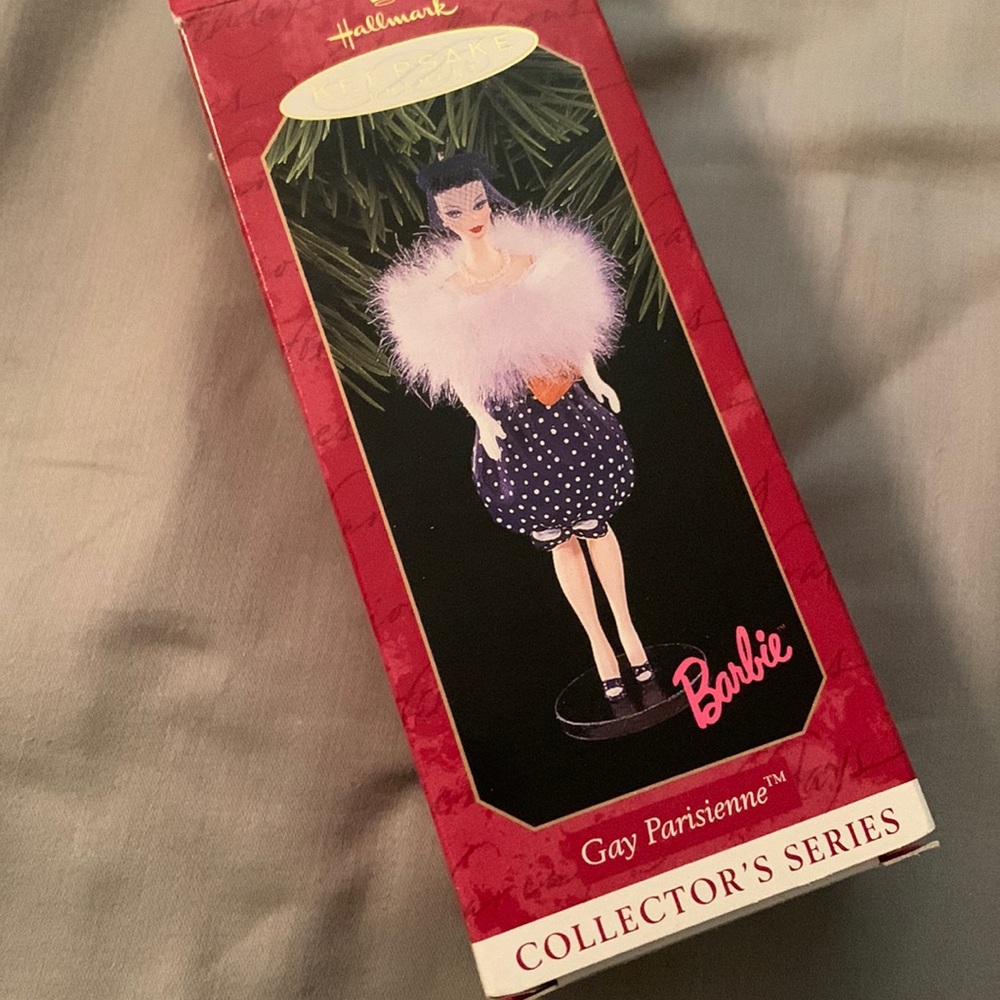 Barbie collector series hallmark ornament
